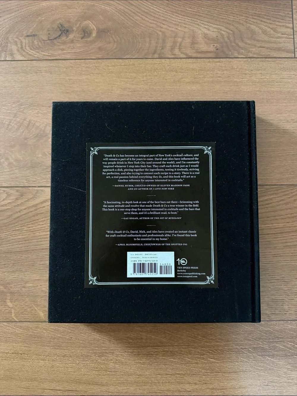 Death & Co Hardcover Cocktail Book